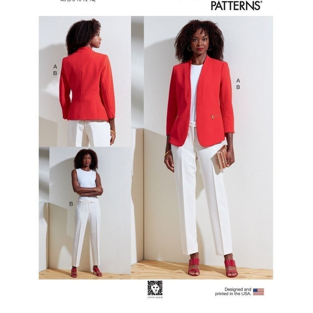 Vogue Sewing Pattern 1867‎ 11313 Jacket Pants Misses Size 16-24